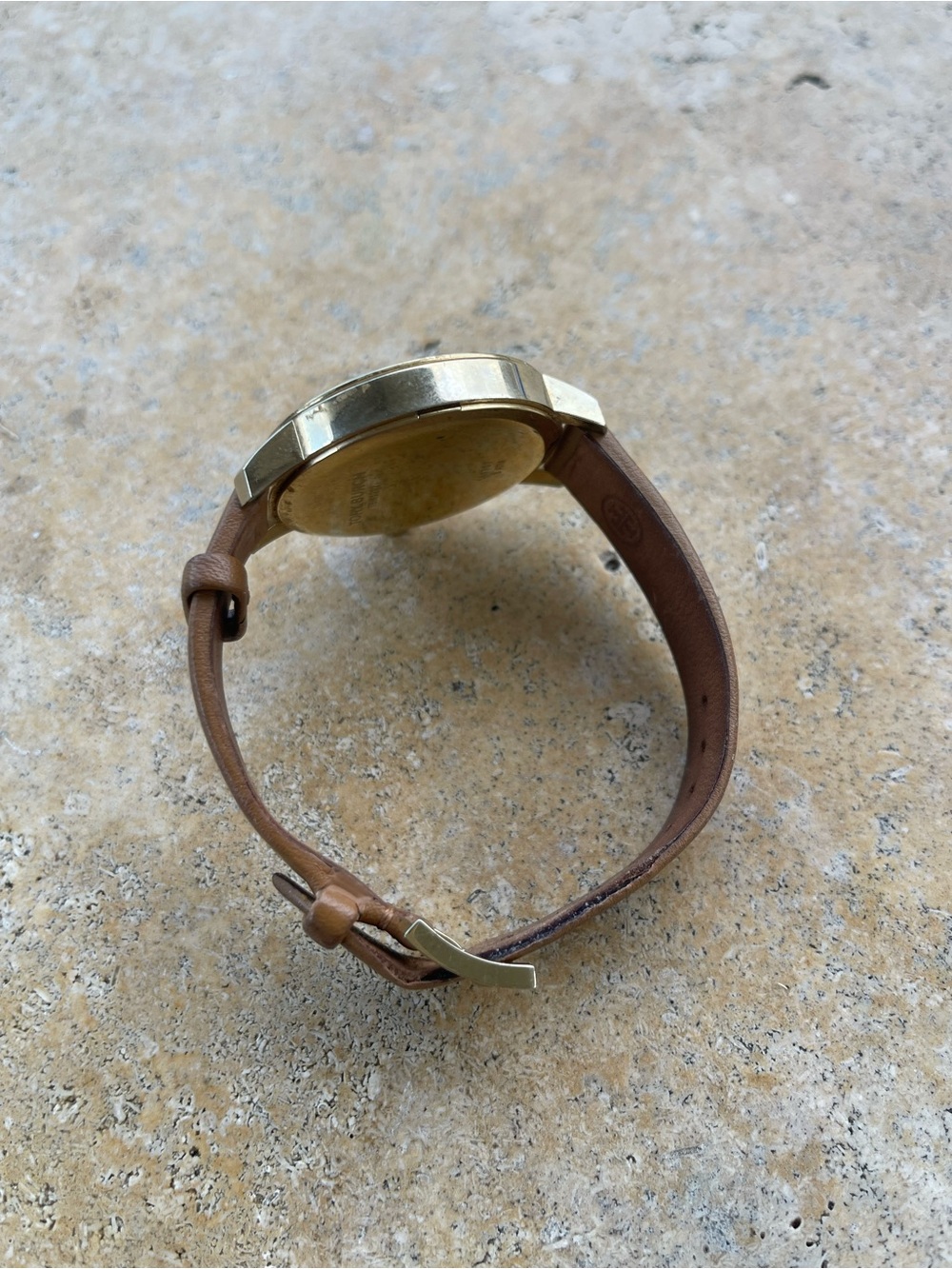 Tory Burch Brown Leather Strap Watch with Gold-Tone Case - Picture 6 of 9